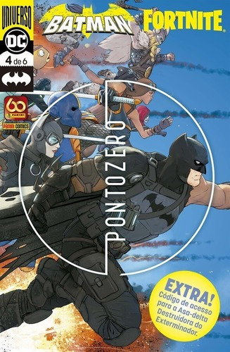 Hq Batman/fortnite Vol 4 + Código De Skin Asa-delta Destruid