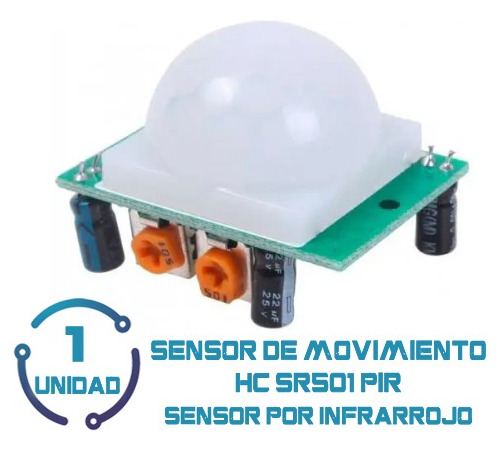 1 Unid Hcsr501 Sensor De Movimiento Pir Infrarrojo Arduino 