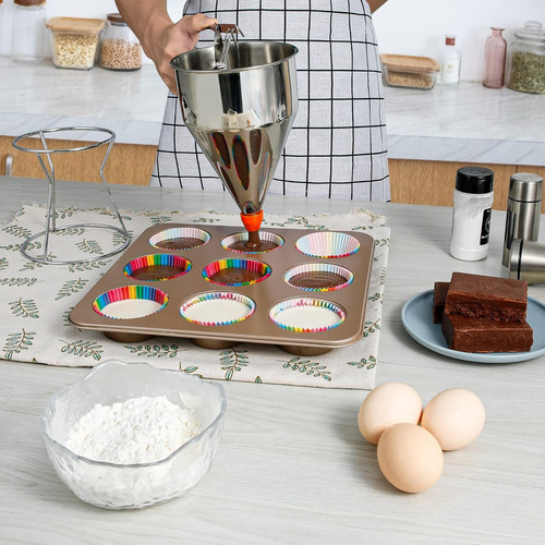 Mylifeunit Pancake Batter Dispenser, Multi-caliber Stainl...