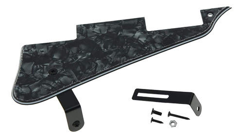 Protector De Guitarra Black Pearl Lp Con Soporte Negro Para