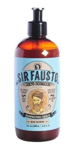 Sir Fausto Men´s Shampoo Engrosador Sin Sulfato 500ml 6c