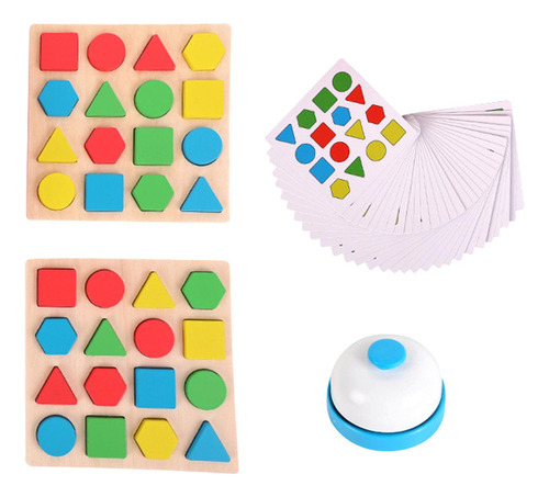 Juego De Mesa Con Forma Geométrica, Juguete Educativo Para