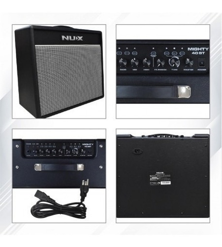 Imagen 3 de 4 de Amplificador De Guitarra Electrica Nux 40w Mighty 40bt $239