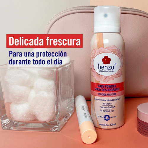 Benzal Spray Desodorante Baby Powder