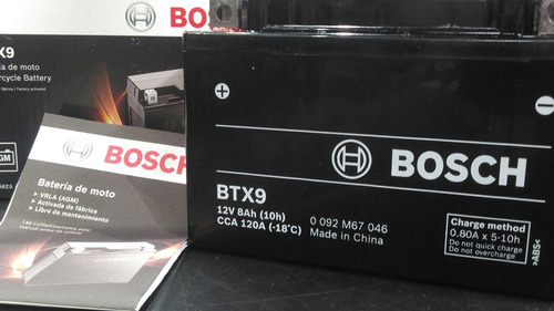 Bateria Original Bosch Ytx9bs Hyosung Gv 250 09/13