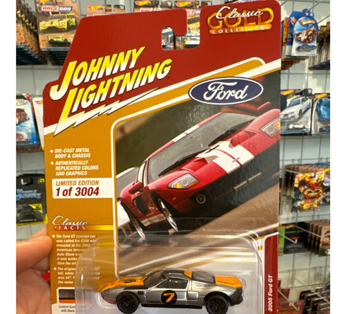 Johnny Lightning 2005 Ford Gt Classic Gold Collection R2 Color Gris