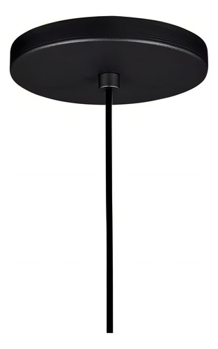Luminária Pendente Retangular 100cm Tubos Preto