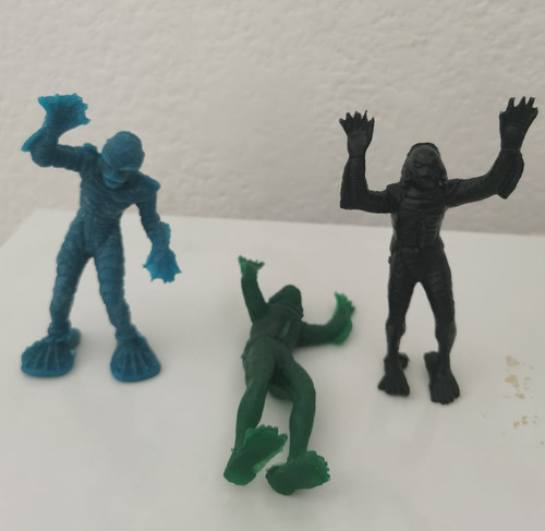 Figuras Del Monstruo De La Laguna Negra Bootleg (lote De 3) (Usado)