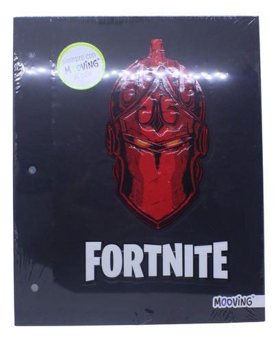 Carpeta N3 Escolar 2 Tapas Fortnite Juego Caballero Batalla