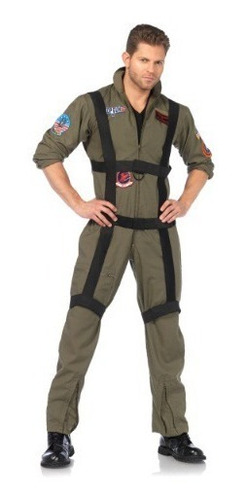 Disfraz De Top Gun 80s 80's Tom Cruise Piloto Aviador Avion Para Hombres Adultos Envio Gratis