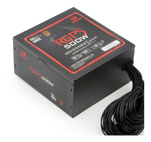 Fuente De Poder Pc Redragon Rpgs Gc-ps001 500w 80plus