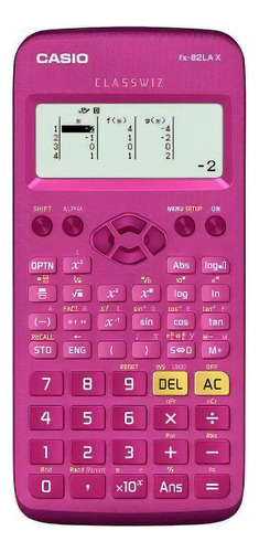 Calculadora científica Rosa Casio, 274 funciones, FX-82lax