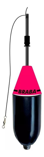 Bóia Cevadeira Braba 47 Gr Copo Preto Jr Pesca Cor Rosa