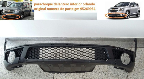 95269954 Parachoque Inferior Delantero Orlando 550