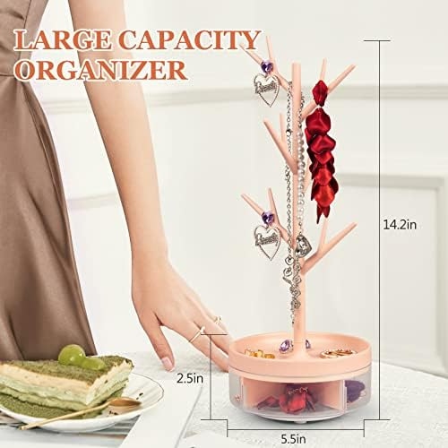Inmorven Soporte Pequeño Para Joyería, Soporte Para Árbol De