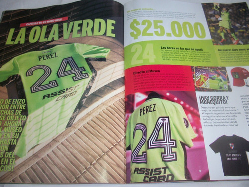 Revista Ole Enzo Plate * El Hincha Que Cumplio El Sueño * (Usado)