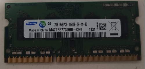 Memoria Ddr3 2 Gb Samsung