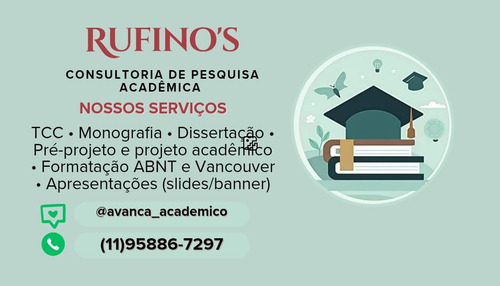Tcc Sem Medo / Rufino's - Consultoria De Pesquisa Acadêmica