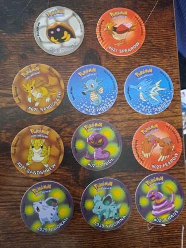 Imagen 1 de 1 de Album Set 11 Tazos Pokemon