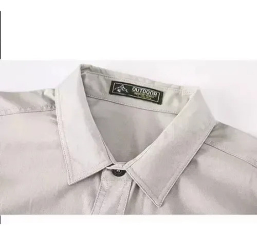 Camisa Informal De Hombres Con Dos Bolsillos