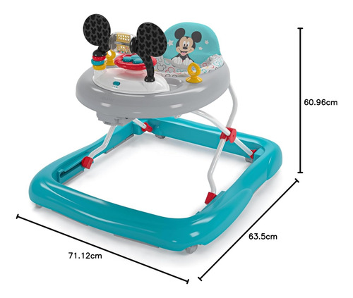 Andadera Andador Caminador Infantil Mickey Mouse 2 En 1