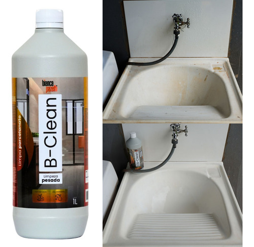 B-clean 1 Litro Limpa Porcelanato Polido E Esmaltado