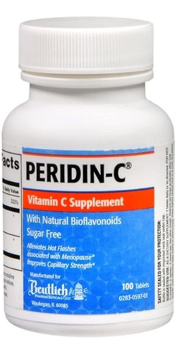 Peridin-c Vitamina C Tabletas 100 Tabletas Paquete De 2