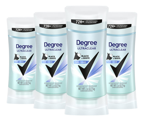 Degree Motionsense Antitranspirante Para Mujeres, Pure Clea.