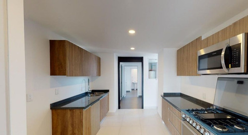 Renta Departamento Con Terraza En Bosque Real