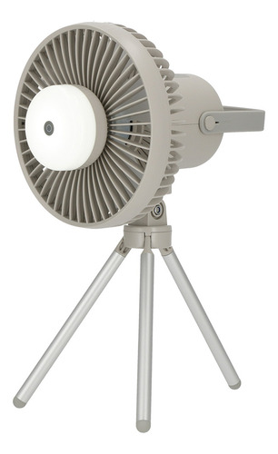 Lámpara Portatil Rl 30 Con Ventilador Beige Doite Color Gris