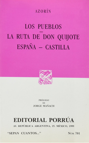 Los Pueblos (701) - Martínez Ruiz, José (azorin)