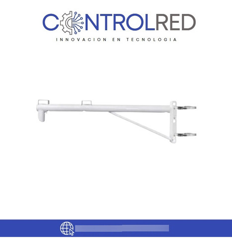 Brazo Soporte Poste Metalico 1 Metro 3 Camara Cctv Seguridad