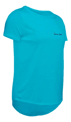 Team Gear Remera Running Mujer Tapac W Turquesa Ras