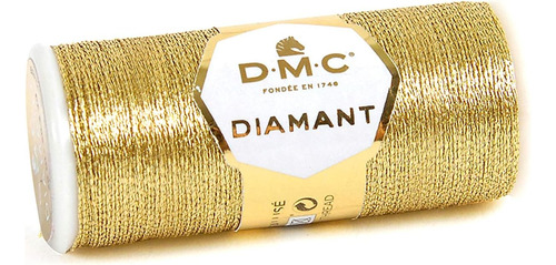 Hilo Para Bordar Dmc Diamant Metalico  38 2 Yardas  Dorado 