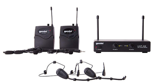 Sistema Uhf Canal Inalámbrico Uhf De La Serie Gemini Uhf-02h