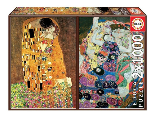 18488 Klimt Beso Virgen 2 Rompecabezas 1000 Piezas Educa
