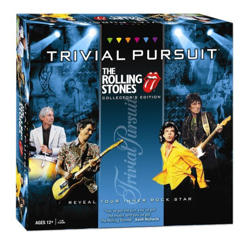 Jogo De Tabuleiro Usaopoly Trivial Pursuit Rolling Stones Ed