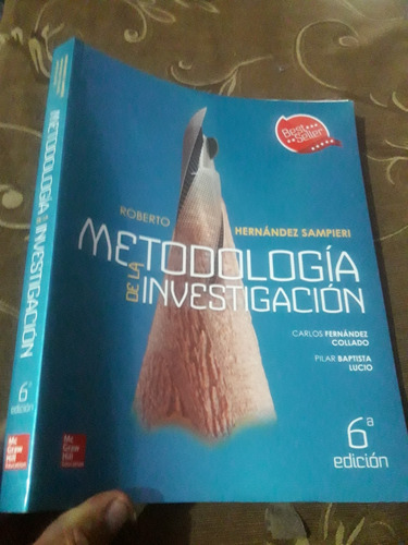 Libro Metodología De La Investigación Sampieri 6 ° Edición 