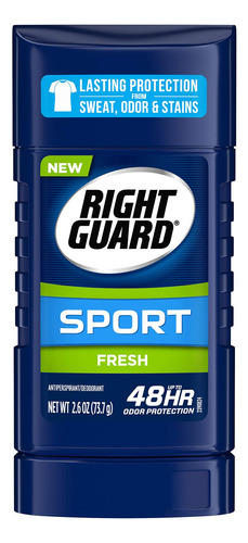 Right Guard Sport Invisible Slido, Fresco, 2.6 Onzas