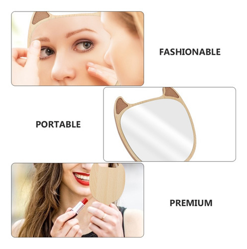 Espejo De Maquillaje De Mano Con Diseño