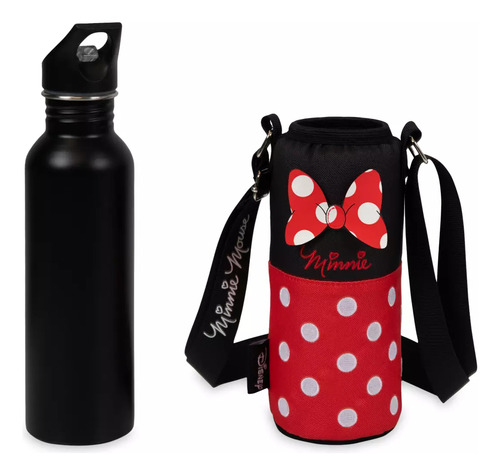 Disney Botella De Agua + Bolsa Termica Minnie Mouse