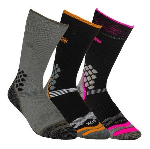 Imagen 2 de 8 de Medias Sox Termicas Trekking Premium Montaña Te56a Floresta