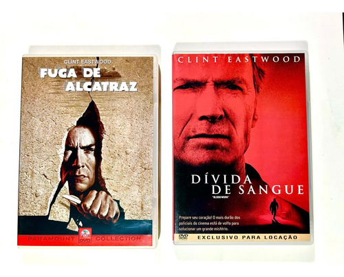 Clint Eastwood - Fuga De Alcatraz + Dívida De Sangue - 2 Dvd