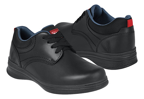 Zapatos Escolares Niño Vavito V9401 Piel Negro 18-21