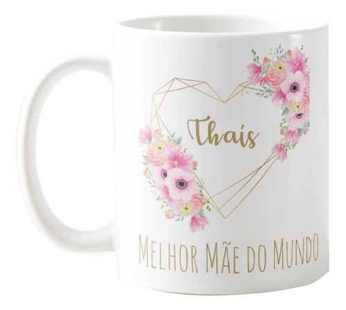 Caneca Personalizada Melhor Mãe Com Foto Dia Das Mães