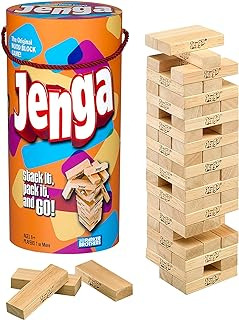 Hasbro Gaming - Juego Jenga (contenedor De Fácil Almacenamie