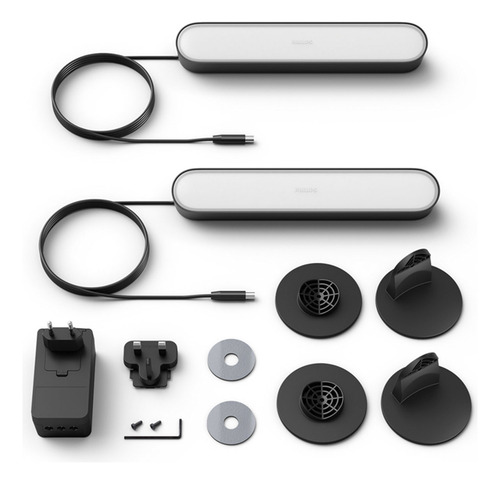 Philips Hue Play Kit Base 2 Barras + Fuente Alimentacion