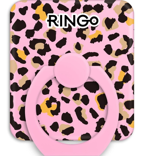 Anillo Ringo Soporte Escritorio Celular Tablet Animal Rosa