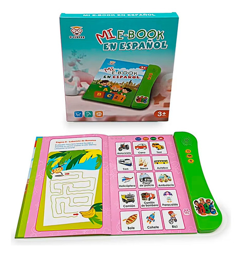 Libro Con Sonido Interactivo Para Aprendizaje De Ingles 2vr9