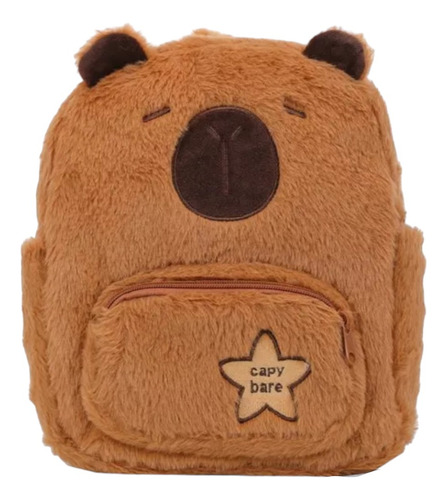 Mochila De Felpa Capibara Regalo Tierno Kawaii
